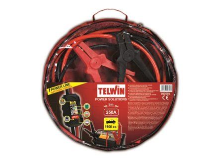13086 startovaci kabely 250 a s testerem telwin