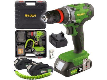 Aku vrtací šroubovák Procraft PA18DFR