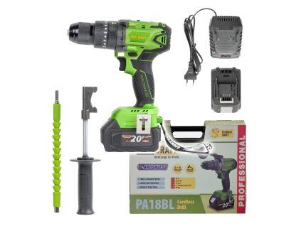 Aku vrtací šroubovák s příklepem Procraft PA18BL
