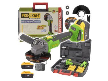 Aku úhlová bruska Procraft PWA216
