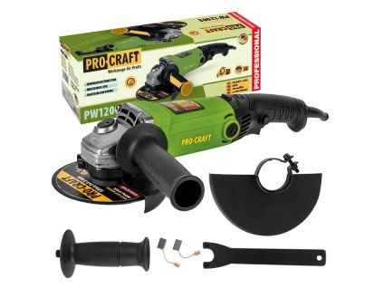 Úhlová bruska Procraft PW1200E (PW860E), 125mm