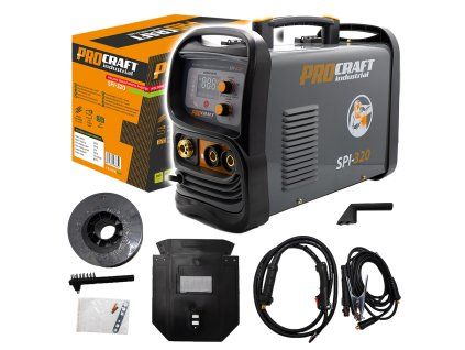 Svařovací poloautomatický invertor (CO2) MIG/MAG, MMA Procraft SPI-320 (20-160A)