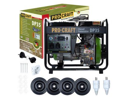 Dieselová elektrocentrála Procraft DP35