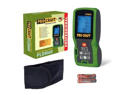 Laserový měřič vzdálenosti Procraft PLDM60