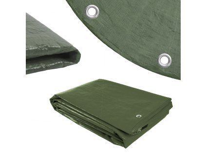 Plachta kulatá Procraft GT3,6 120g/m2 nepromokavá s oky 3,6 m zelená