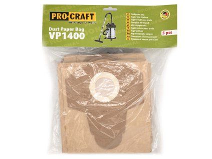 Saček papirovy pro průmyslový vysavač Procraft VP1400