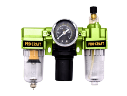 Regulátor tlaku se vzduchovým a olejovým filtrem Procraft FU02