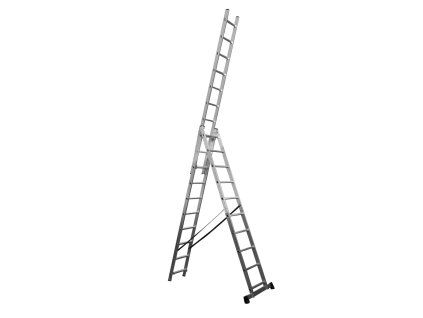 Žebřík hliníkový třídílný 3x10 Procraft PLA3.676