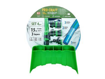 Modrá zahradní hadice Procraft PR-3KGH1315F