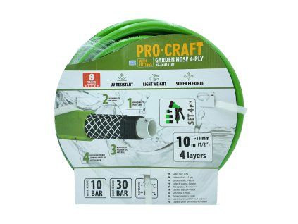 Zelená zahradní hadice Procraft PR-4GH1310F