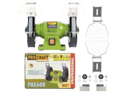 Bruska stolní dvoukotoučová PROCRAFT PAE600, 150W