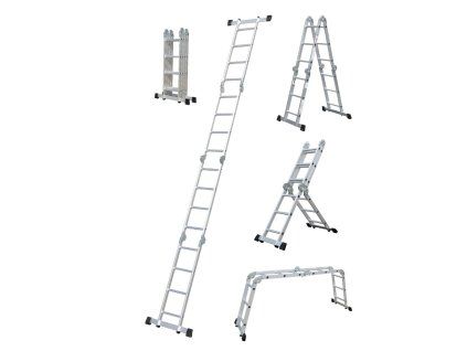 žebřík hliníkový multifunkční skládací 1x14  460cm PLA4.460 Procraft