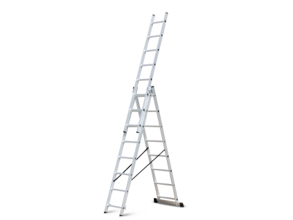 žebřík hliníkový třídilný 3x11 Procraft PLA3.704