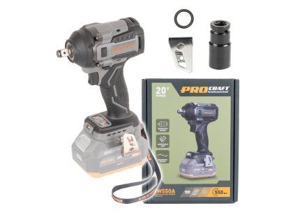 Aku rázový utahovák Procraft Industrial IW550A (bez baterie a nabíječky)