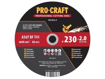 Řezný kotouč Procraft CD230x2.0