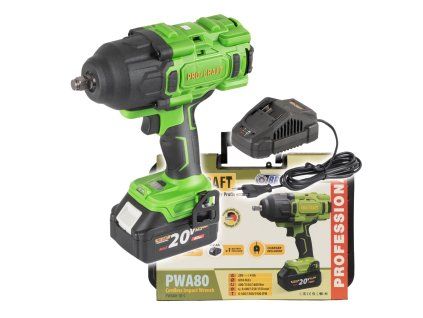 Aku rázový utahovák Procraft PWA80 1b
