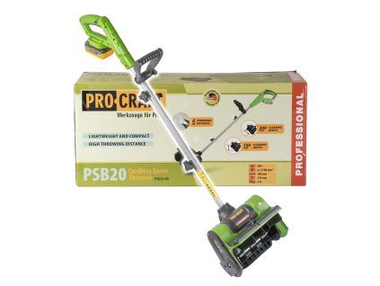 Aku sněhová fréza Procraft PSB20bb (bez baterie a nabíječky)