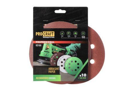 Brusný papír 10 ks.  Procraft КD180.180