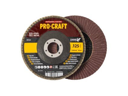 Lamelový kotouč Procraft FD125P60T27