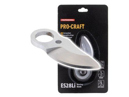 Náhradní horní nůž na Aku nůžky Procraft ES28Li