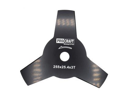 Nůž křovinořezu (D255*25.4) 3T PROCRAFT