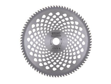 Nůž křovinořezu (kotouč) (D255*25.4)  80T PROCRAFT