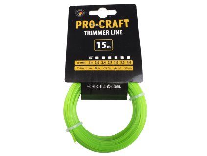 Struna žací (1.6mm) (15m) hvězda PROCRAFT ZI-1.6/15