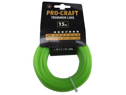 Struna žací (2.7mm) (15m) hvězda PROCRAFT ZI-2.7/15