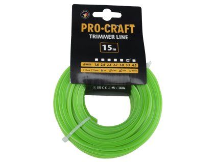 Struna žací (3.5mm) (15m) hvězda PROCRAFT ZI-3.5/15