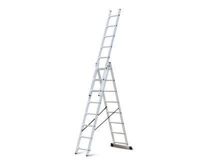 Žebřík hliníkový třídílný 3x6 Procraft PLA3.340