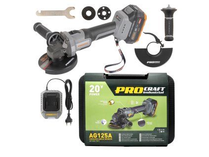 Aku bruska Procraft Industrial AG125A