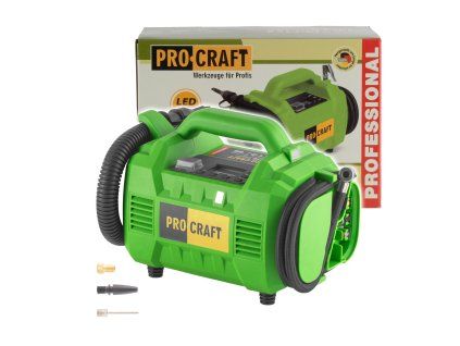 Aku kompresor LK30 Procraft s kombinací nafukování hubicí (bez baterie a nabíječky)