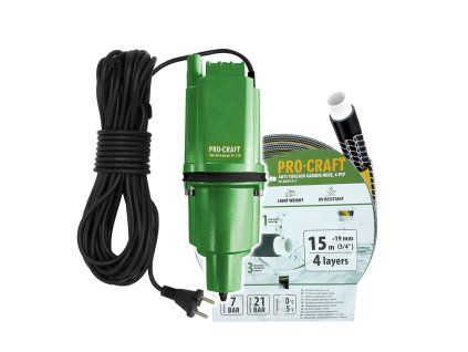 Vibrační čerpadlo Procraft VN-72D sada s hadicí 15m 3/4" PR-4KAT1915
