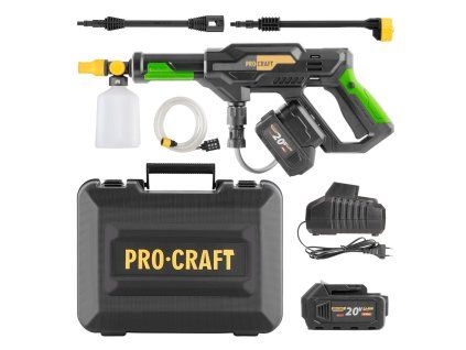 Sada aku tlaková myčka Procraft CW20 + baterie 20/4 a nabíječka 20/1