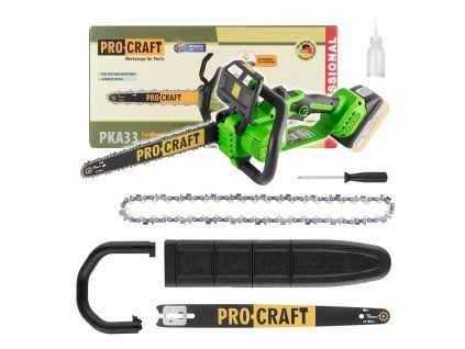 Aku řetězová pila Procraft PKA33 (bez baterie a nabíječky)