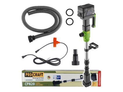 Aku ponorné čerpadlo do sudu Procraft CPN20bb (bez baterie a nabíječky)