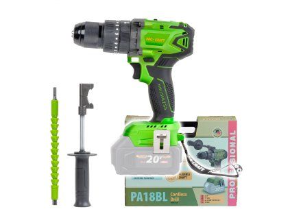 Aku vrtací šroubovák s příklepem Procraft PA18BLbb