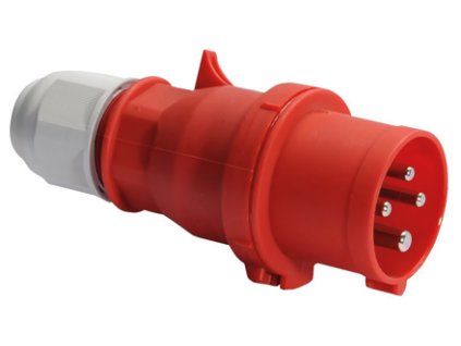 Vidlice 400 V/16A 4-Kolík