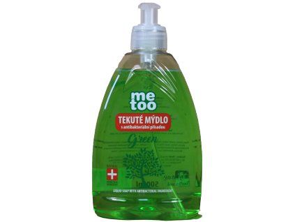 51111 me too antibakterialni tekute mydlo green 500 ml tea tree olej limetkovy extrakt