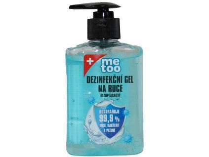 51114 me too dezinfekcni gel na ruce 250 ml s davkovacem bezoplachova hygiena ucinnost 99 9