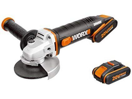 WX803 - Aku úhlová bruska 20V 125mm 2Ah+4Ah - PowerShare