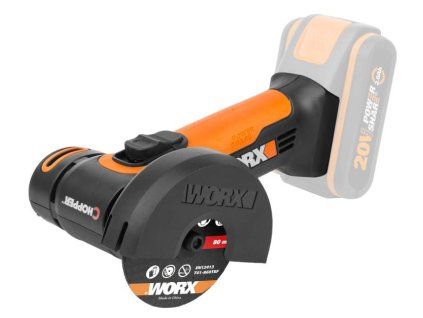WX801.9 - Aku úhlová bruska 20V 76mm - bez akumulátoru - Powershare