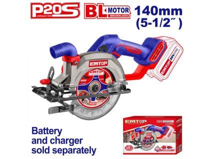 Aku ponorná okružní pila 20V 140mm solo