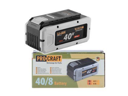 Baterie akumulátorová 40V Li-ion, 8000mAh Procraft 40/8