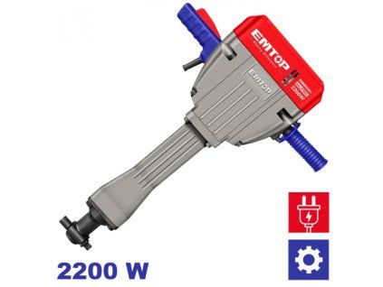 Bourací kladivo 2200W 75J SDS Hex
