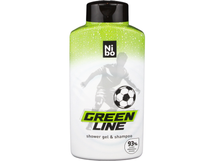 nibo new pansky sprchovy gel a sampon green line 500 ml