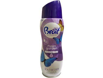 Brait osvěžovač vzduchu Moon Garden (suchý) 300 ml  suchý sprej proti pachům s jemnou vůní