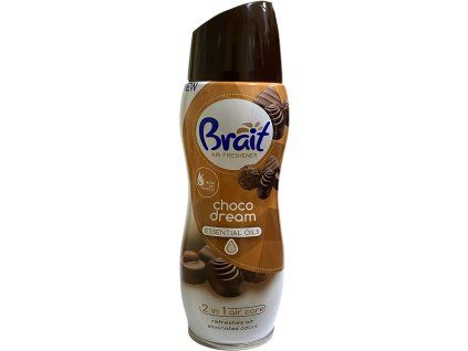 Brait osvěžovač vzduchu Choco Dream (suchý) 300 ml  suchý sprej proti pachům s jemnou vůní