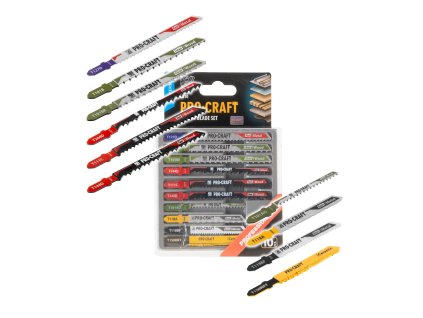 Sada pilových listů do přímočaré pily Procraft JB10