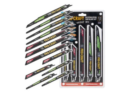Sada pilových plátků do pily ocasky Procraft SB12